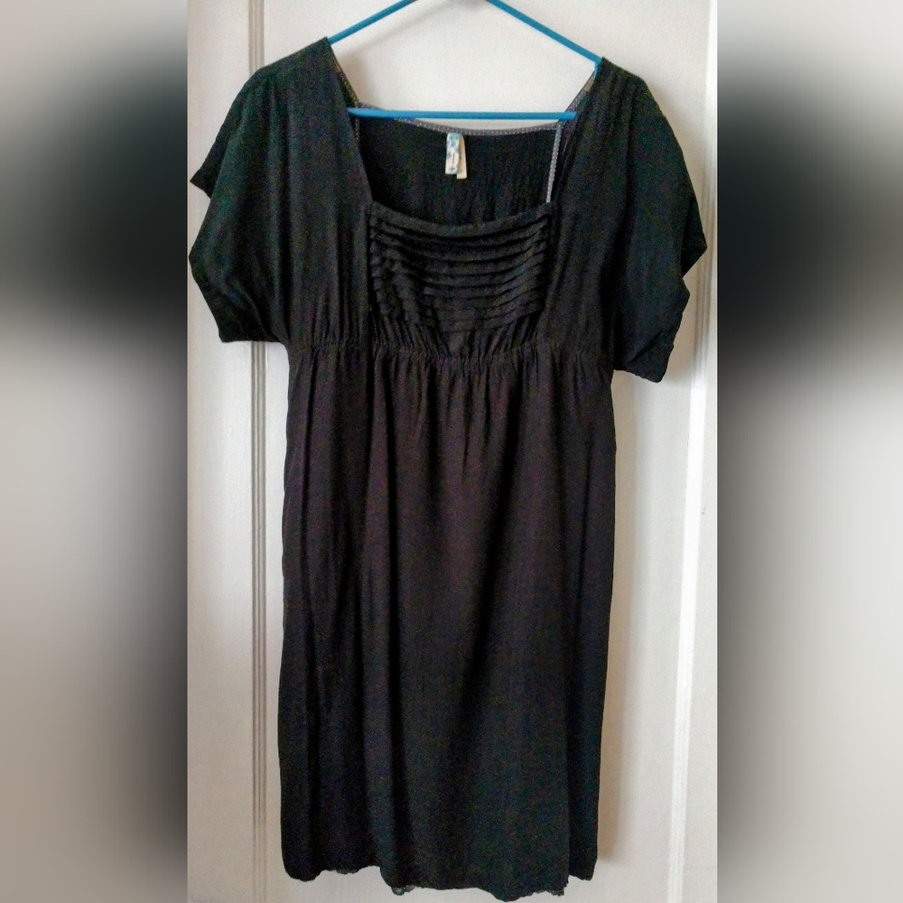 Anthropologie Maeve Black Dress Size Large